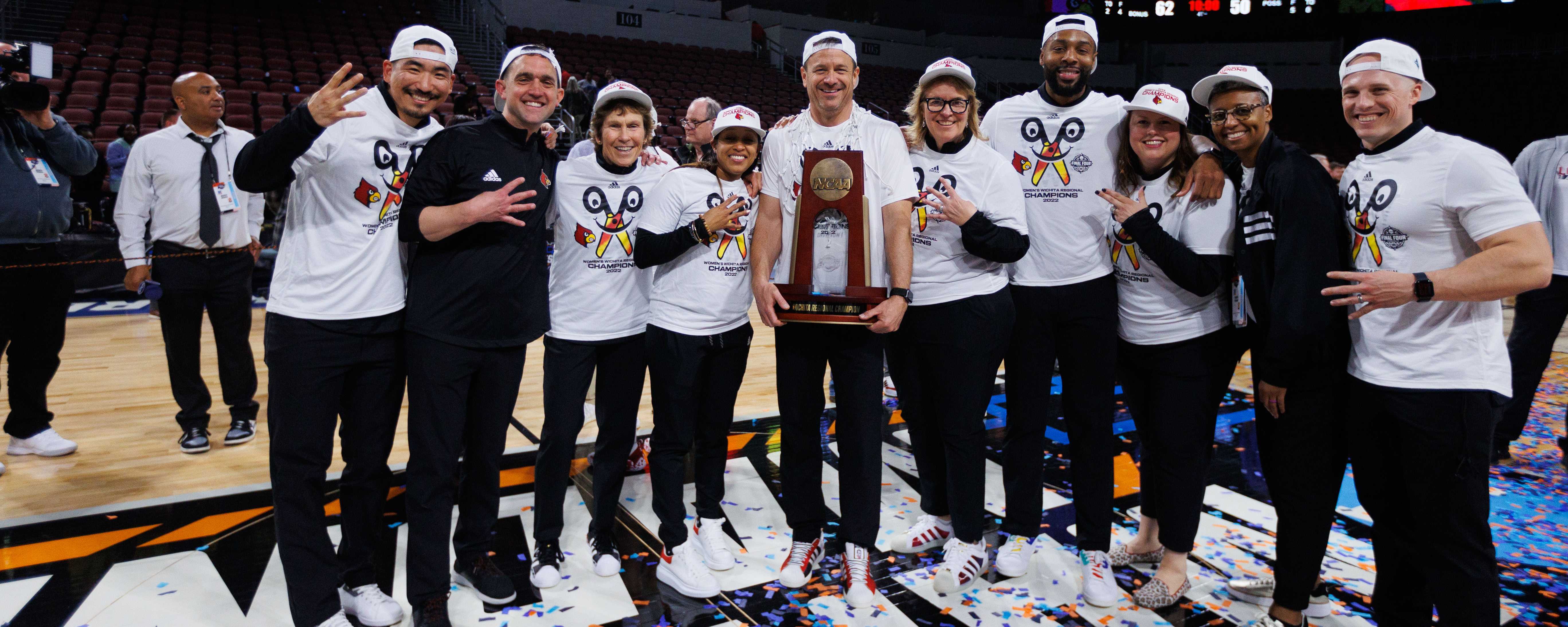 Adidas Louisville Cardinals Women's Wichita Regional Champions