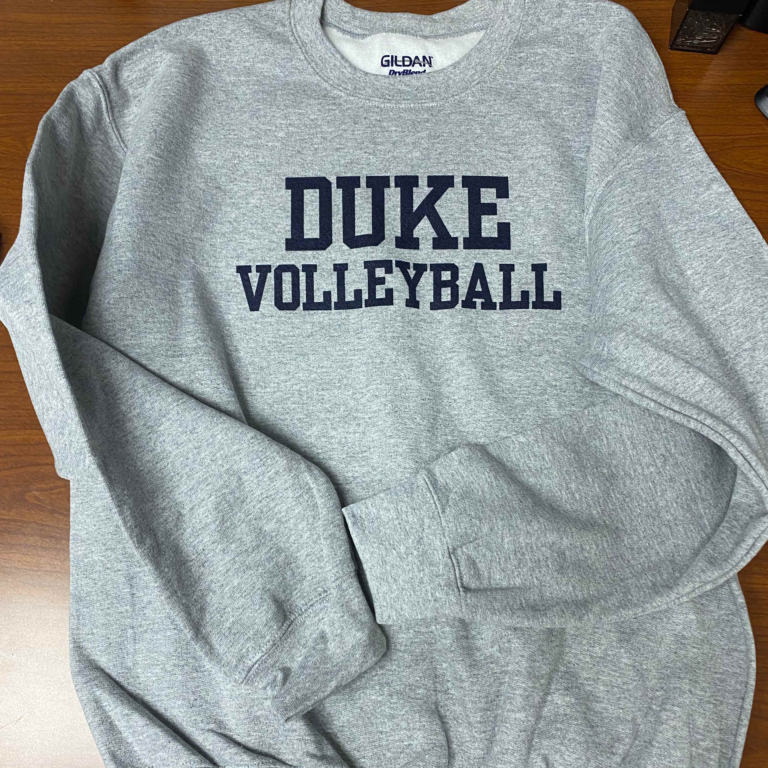 Duke crewneck cheap sweatshirt grey